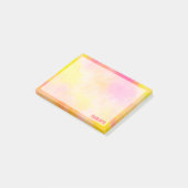 Abstrakte Farbglänze Leuchtkraft Post-it Klebezettel (angewinkelt)