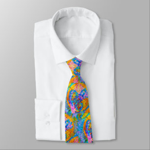 Abstrakte farbige Abstract Design Neck Tie Krawatte
