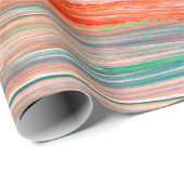 Abstrakte farbige Aquarellbilder Geschenkpapier (Rolleneckpunkt)
