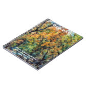 Abstrakte Farbige Bäume Bibel Verse Gebet Journal Notizblock (Linke Seite)