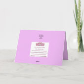 Abstrakte farbige Blume Eid Feiertagskarte (Rückseite)