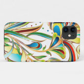 Abstrakte farbige Blumenvektorkunst Case-Mate iPhone Hülle (Rückseite (Horizontal))