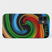 Abstrakte Farbige Cartoon Face iPhone 5 Fall Case-Mate iPhone Hülle (Rückseite (Horizontal))