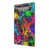 Abstrakte Farbige Drehung / Mini Klemmbrett (Gewinkelt2)