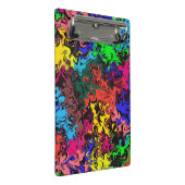 Abstrakte Farbige Drehung / Mini Klemmbrett (Schrägansicht)