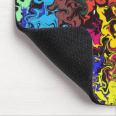Abstrakte Farbige Drehung / Mousepad (Ecke)