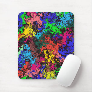 Abstrakte Farbige Drehung / Mousepad