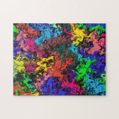 Abstrakte Farbige Drehung / Puzzle (Horizontal)