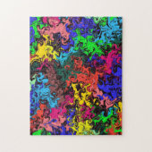 Abstrakte Farbige Drehung / Puzzle (Vertikal)