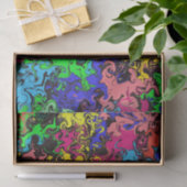 Abstrakte Farbige Drehung / Seidenpapier (Geschenk)