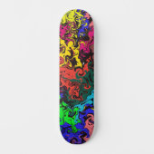Abstrakte Farbige Drehung / Skateboard (Vorderseite)