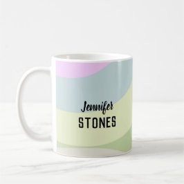 Abstrakte, farbige Formen Kaffeetasse