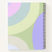 Abstrakte, farbige Formen Notizblock (Rückseite)