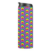 Abstrakte, farbige Formen Thermosbecher (Nach rechts gedreht)