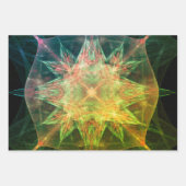 Abstrakte Farbige Geometrie Geschenkpapier Set (Vorderseite)