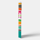 Abstrakte, farbige geometrische Wellenmuster Case-Mate iPhone Hülle (Rückseite / Rechts)