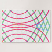 Abstrakte Farbige Linie Puzzle (Horizontal)