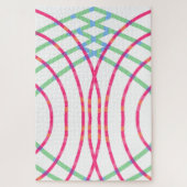 Abstrakte Farbige Linie Puzzle (Vertikal)