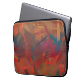 Abstrakte Farbige Malerei #2 Laptopschutzhülle (Vorderseite Links)