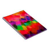 Abstrakte Farbige Malerei #2 Notizblock (Rechte Seite)
