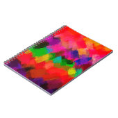 Abstrakte Farbige Malerei #2 Notizblock (Linke Seite)