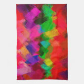 Abstrakte Farbige Malerei #3 Geschirrtuch (Vertikal)