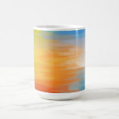 Abstrakte farbige Malerei Kaffeetasse (Mittel)
