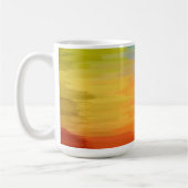 Abstrakte farbige Malerei Kaffeetasse (Links)