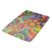 Abstrakte Farbige Multi-Room Zuhause-Ruck oder Mat Badematte (Schrägansicht)