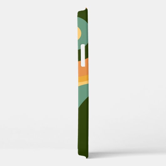 Abstrakte, farbige Retro #3 Case-Mate iPhone Hülle (Rückseite / Rechts)