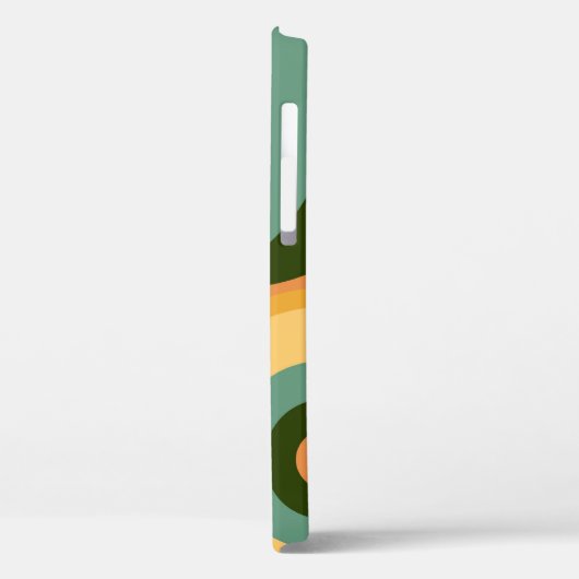 Abstrakte, farbige Retro #3 Case-Mate iPhone Hülle (Rückseite / Links)