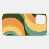 Abstrakte, farbige Retro #3 Case-Mate iPhone Hülle (Rückseite (Horizontal))