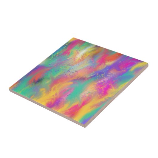 Abstrakte Farbige Swash-Acrylate Pink Aquamarin ge Fliese (Seite)