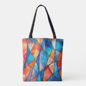 Abstrakte farbige Tasche (Rückseite)