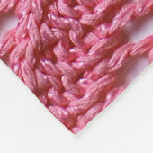 Abstrakte, farbige Textur aus Stricken von Speiche Fleecedecke (Ecke)