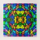 Abstrakte Farbige Twirbel / Spiegel / Greenleaf / Puzzle (Horizontal)