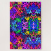 Abstrakte Farbige Twirbelsäule / Spiegel / Miami / Puzzle (Vertikal)