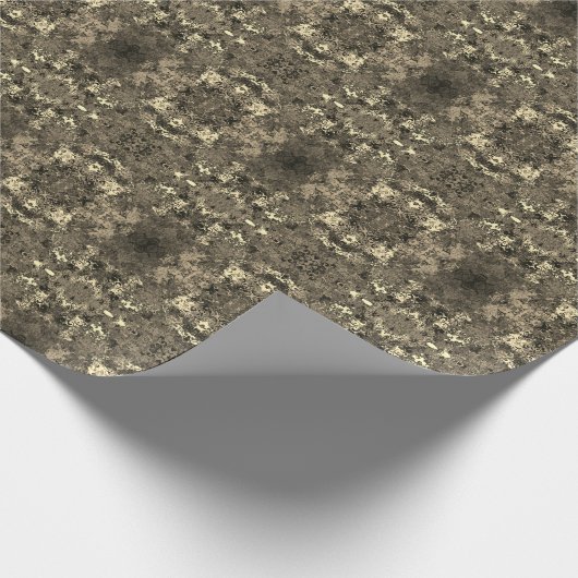 Abstrakte Farbige Twirler / Spiegel / Sepia / Geschenkpapier (Ecke)