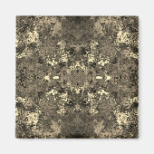 Abstrakte Farbige Twirler / Spiegel / Sepia / Magnet (Vorne)