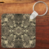 Abstrakte Farbige Twirler / Spiegel / Sepia / Schlüsselanhänger (Rückseite)