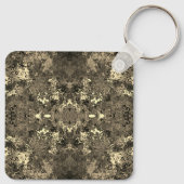 Abstrakte Farbige Twirler / Spiegel / Sepia / Schlüsselanhänger (Rückseite)