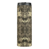 Abstrakte Farbige Twirler / Spiegel / Sepia / Thermosbecher (Rückseite)