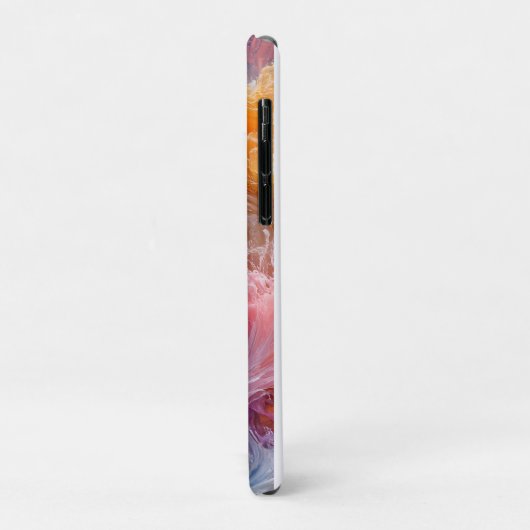 Abstrakte farbige Wirbel Case-Mate iPhone Hülle (Hinten/Links)