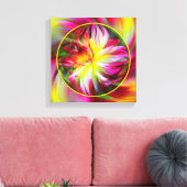 Abstrakte farbige Wirbel kreieren Ihr eigenes Foto Leinwanddruck (Insitu (Wohnzimmer))