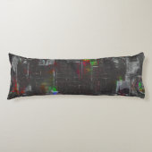 Abstrakte, farbige zeichn in dunkler Nacht unter J Seitenschläferkissen (Vorderseite)