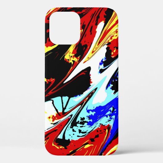 Abstrakte Farbigkeit, Case-Mate iPhone Hülle (Rückseite)