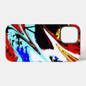 Abstrakte Farbigkeit, iPhone Hülle (Rückseite (Horizontal))