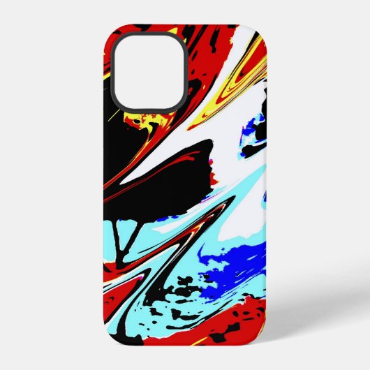 Abstrakte Farbigkeit, iPhone Hülle (Rückseite)