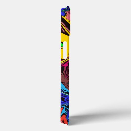 Abstrakte Farbigkeit, wirbelig / gespült / Case-Mate iPhone Hülle (Rückseite / Rechts)