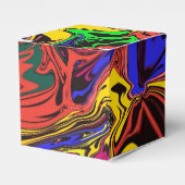 Abstrakte Farbigkeit, wirbelig / gespült / Geschenkschachtel (Vorderseite)
